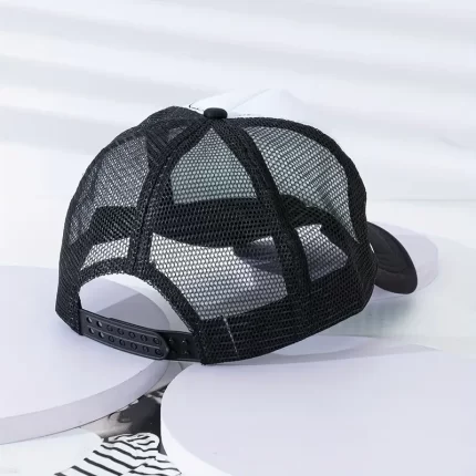 Sp5der Printed Trucker Hat - Black/White