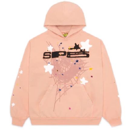 Sp5er Pink Bellini Hoodie