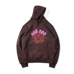 Brown Sp5der 555 Hoodie