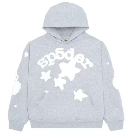 Sp5der Beluga Hoodie Heather Grey