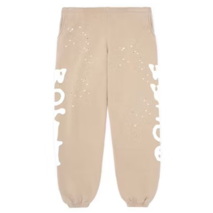 Sp5der Beluga Sweatpants Light Brown