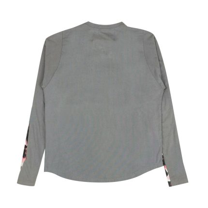 Sp5der Logo Long-Sleeve T-Shirt Grey