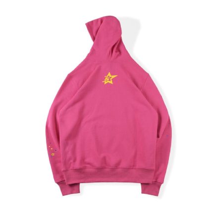 Dark Pink Sp5der Hoodie