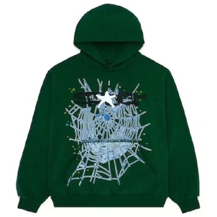 Sp5der Web Hoodie Hunter Green