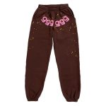 Sp5der Angel Number Tracksuit Brown