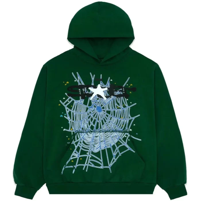 Sp5der Web Tracksuit Hunter Green