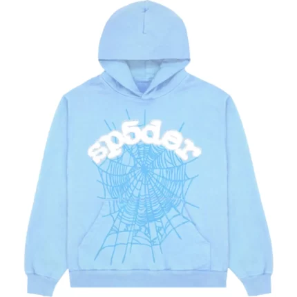 Sp5der Web Tracksuit-Sky Blue