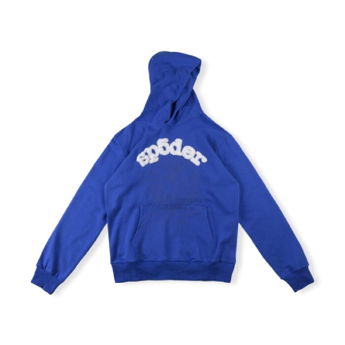 Blue Websuit Sp5der Hoodie