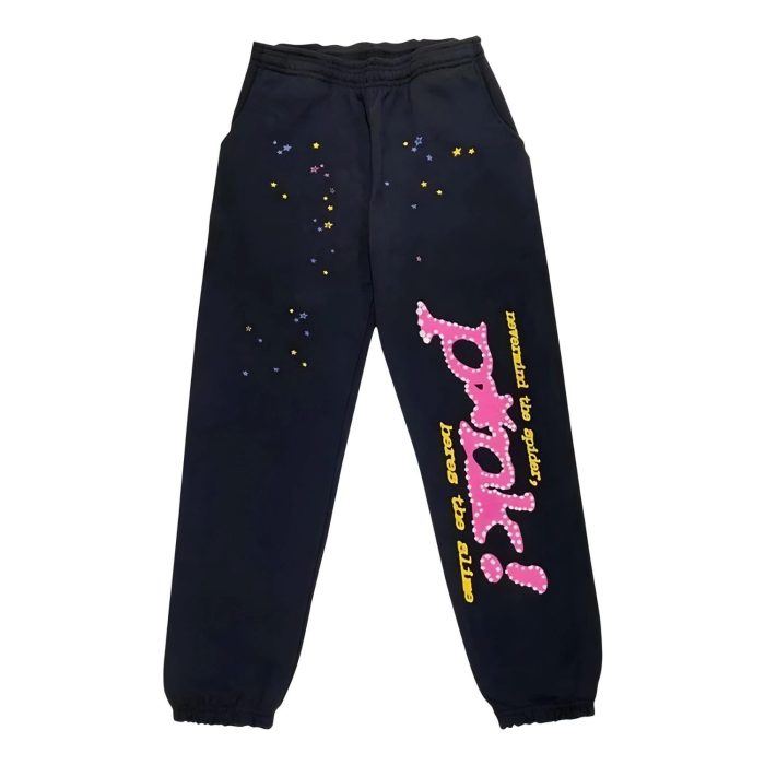 Sp5der P*NK Tracksuit Black