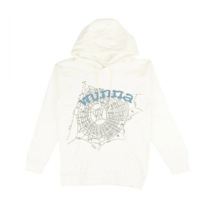 White Spiderweb Wunna Sp5der Worldwide Hoodie