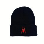 Unisex Spider Embroidered Beanie